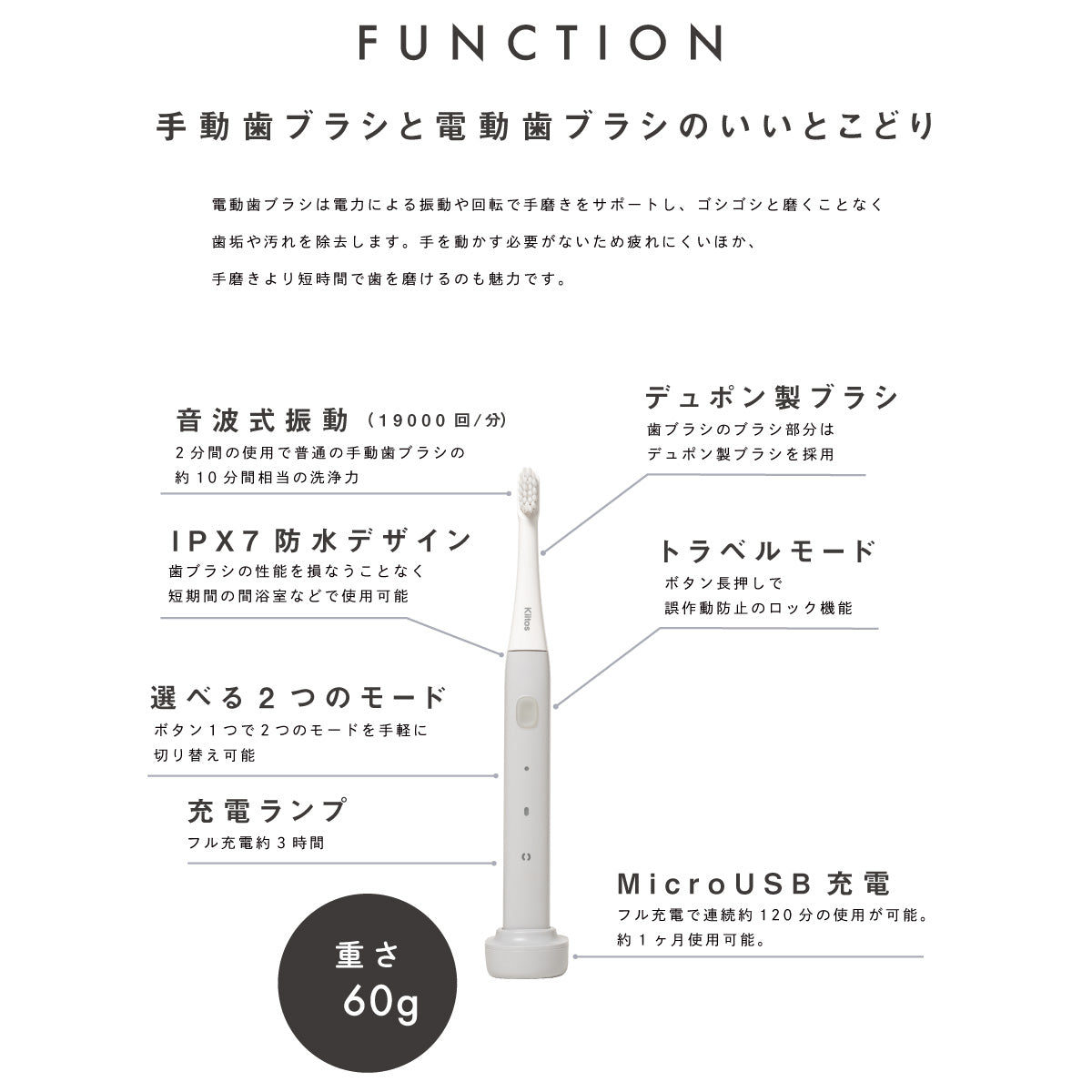 Kiitos|電動歯ブラシ
